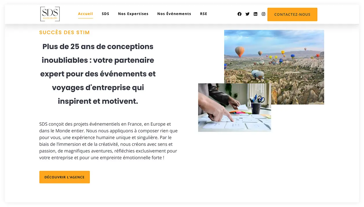 Succès des Stim Digital Platform - Succès des Stim project preview